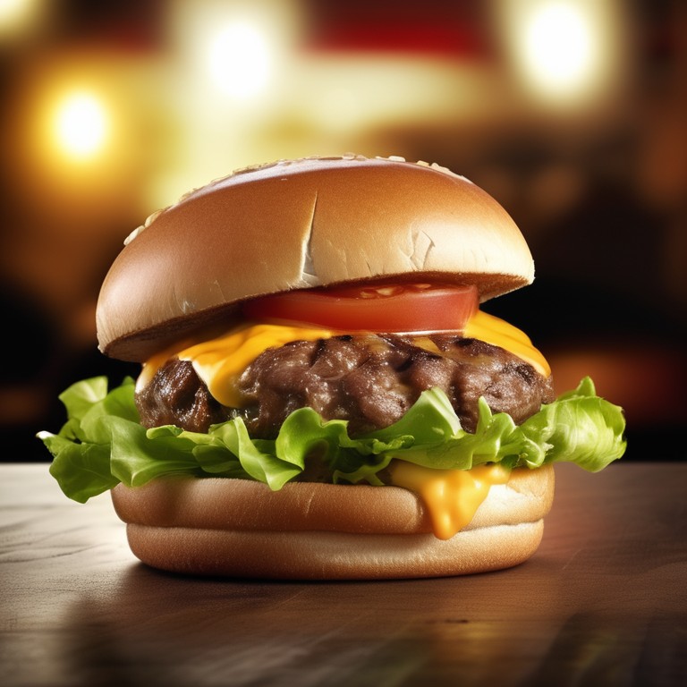 Classic Homemade Beef Burger