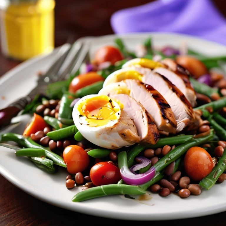 Salade de Poulet et Haricots Verts