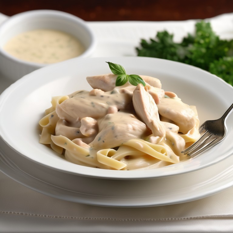 Creamy Chicken Alfredo Pasta