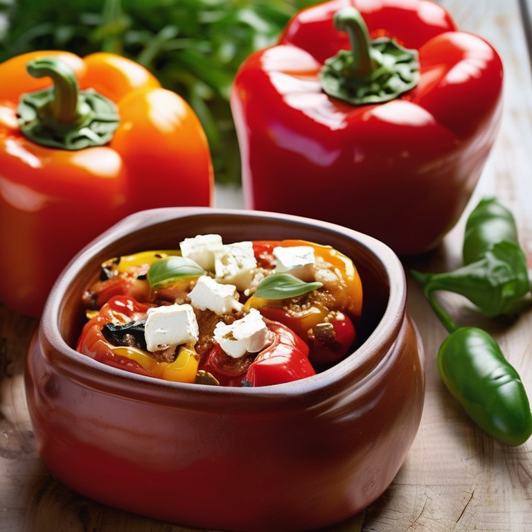 Feta Stuffed Peppers