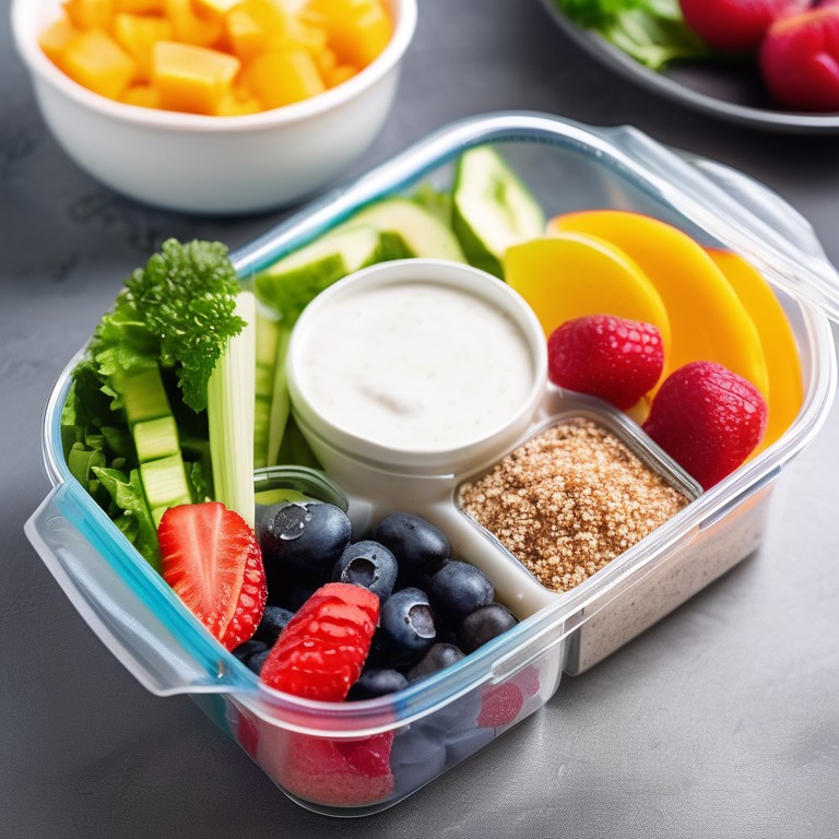 Gesundes Brotdosen-Mahlzeitprep