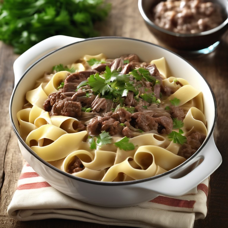 Savory Beef and Noodle Skillet