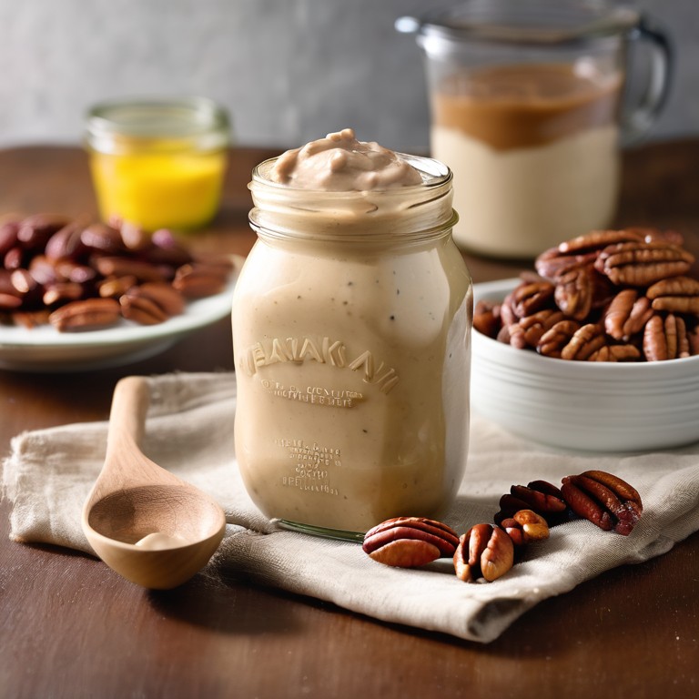Smooth and Creamy Vegetarian Pecan Mayonnaise