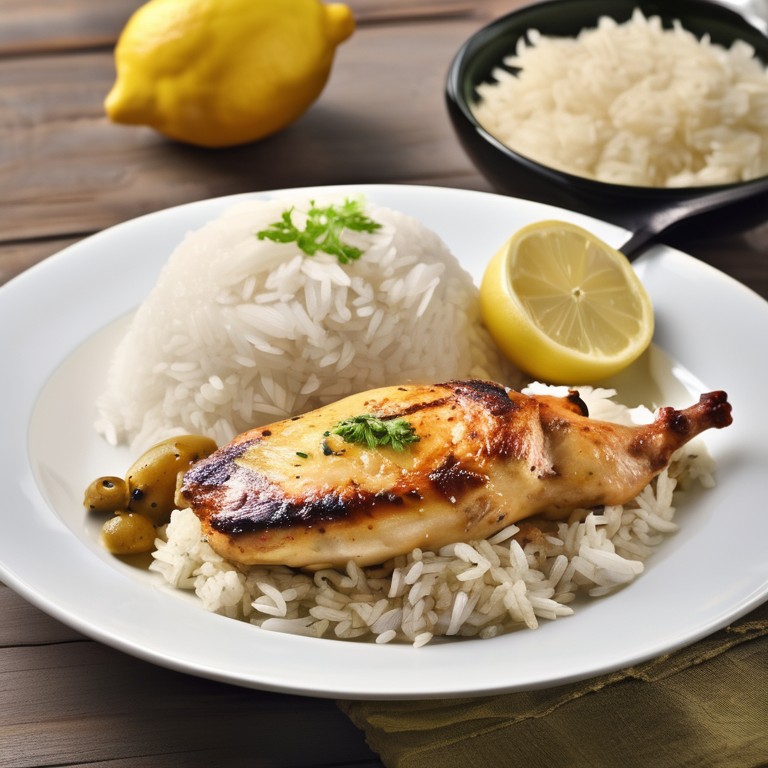 Mediterranean Lemon Chicken with Rice