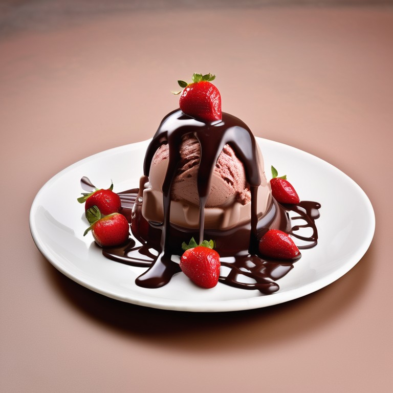 Chocolate Covered Strawberry Ice Cream