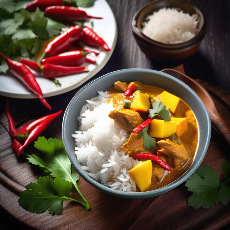 Mango Coconut Chicken Curry