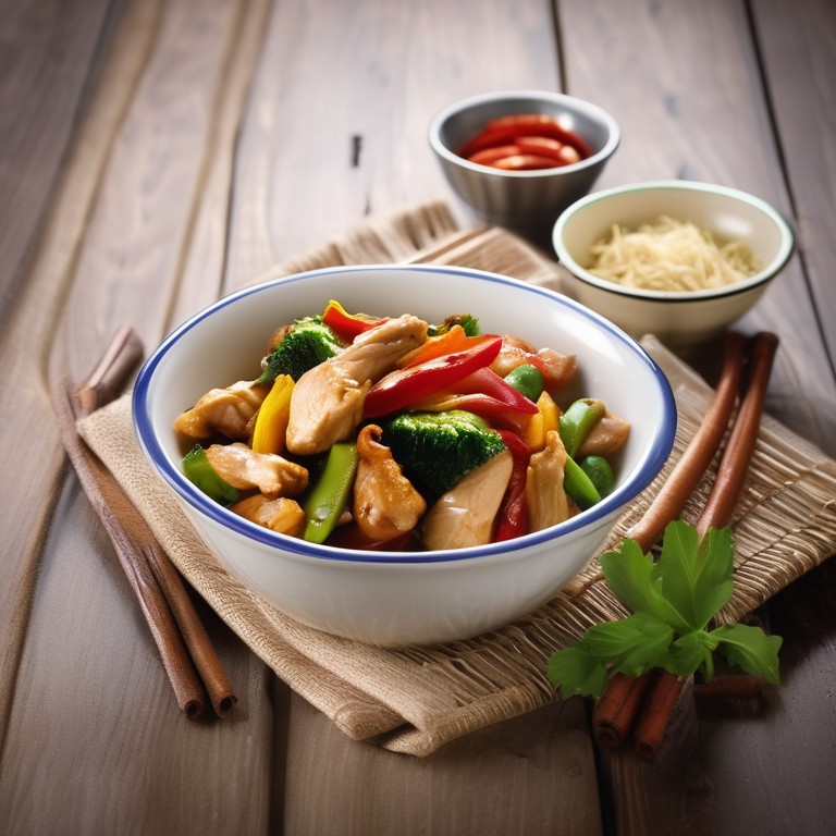 Poêlée de Légumes et Poulet aux Épices