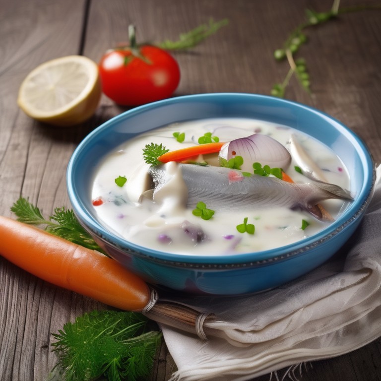 Классическая селёдка в молоке