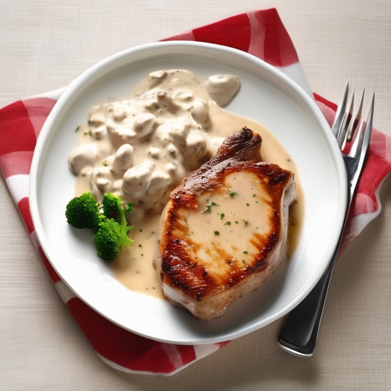 Italian Style Creamy Pork Chops