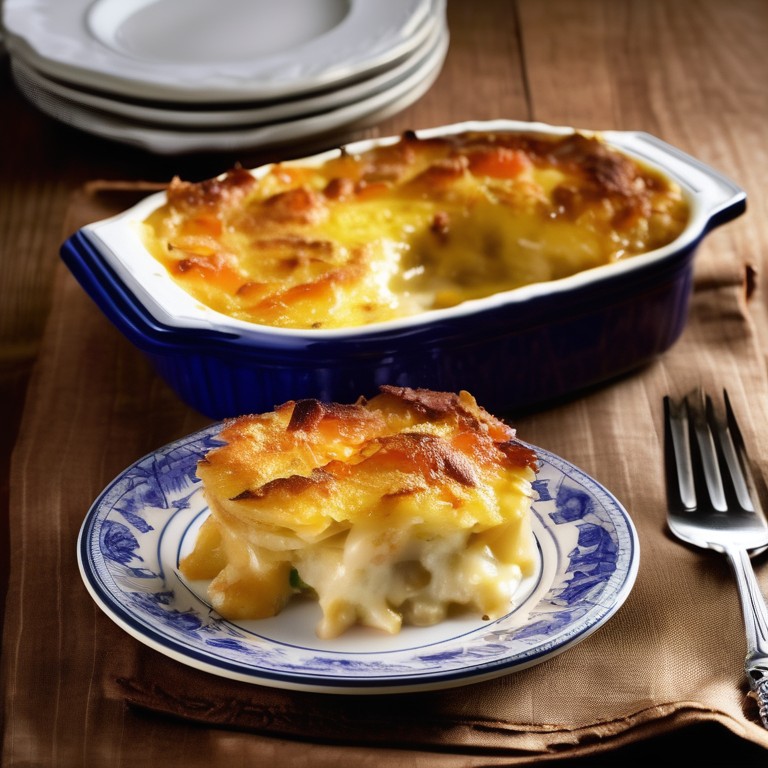 Gratin de Pommes de Terre, Œufs et Carottes
