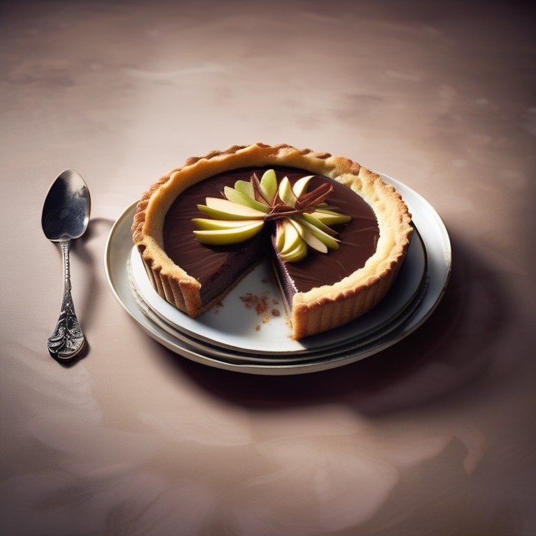 Apple and Chocolate Tart