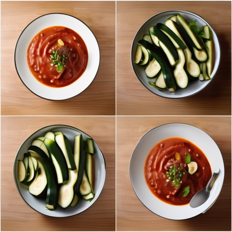 Kochschinken mit Paprika, Pilzen und Zucchini