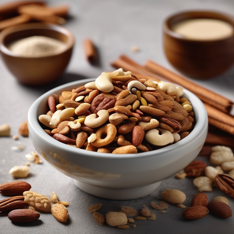 Tahini-Sesame-Cinnamon-Honey Chex Mix