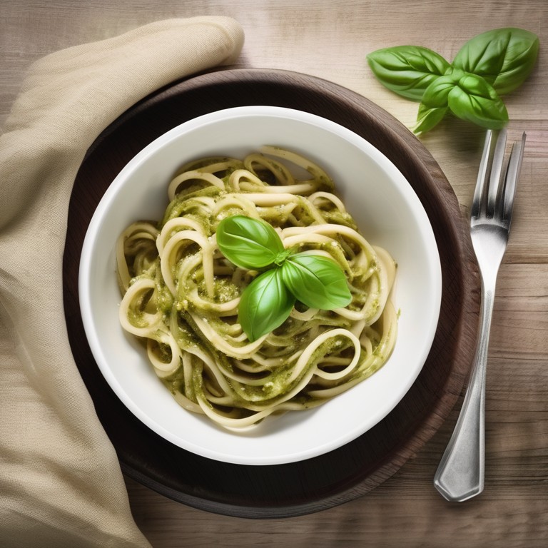 Nudeln mit Pesto