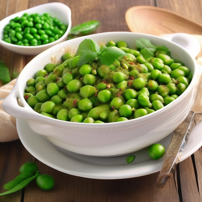 Green Peas and Lime Beans