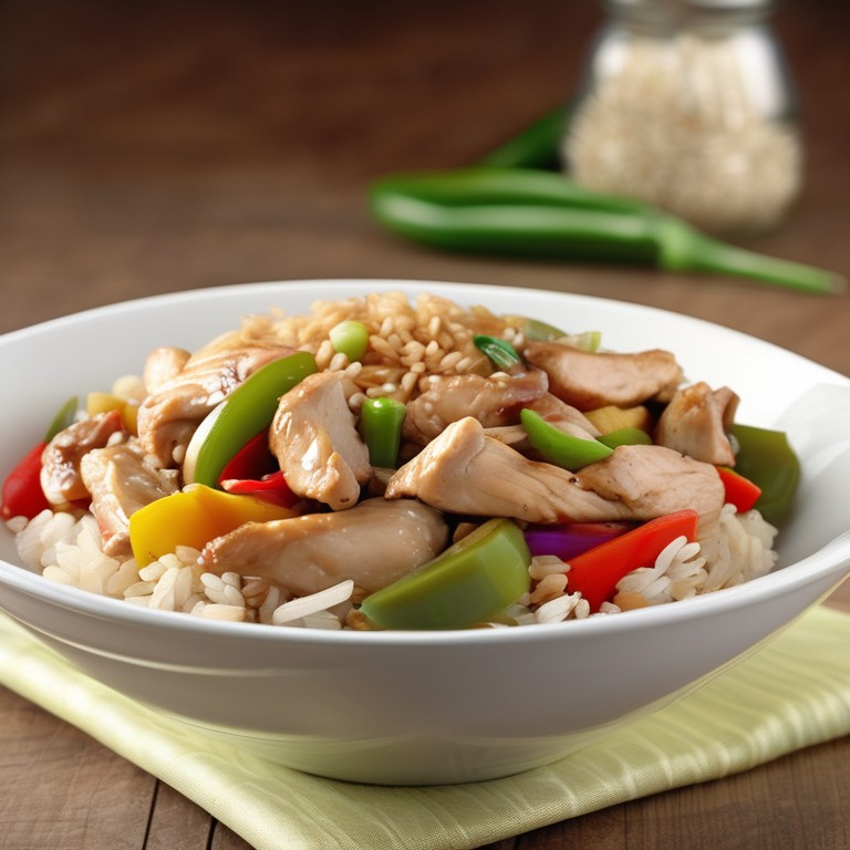 Healthy Chicken Stir-Fry with Brown Rice