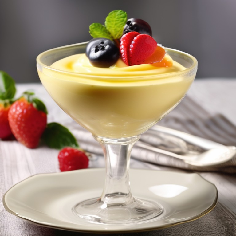 Creamy Fruit Custard
