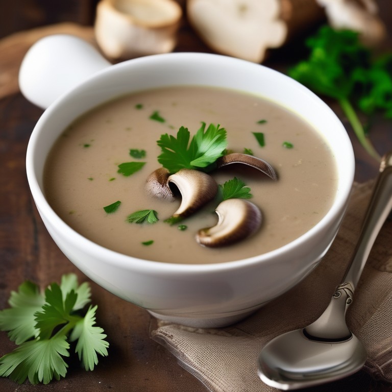 Mushroom and Herb Soup