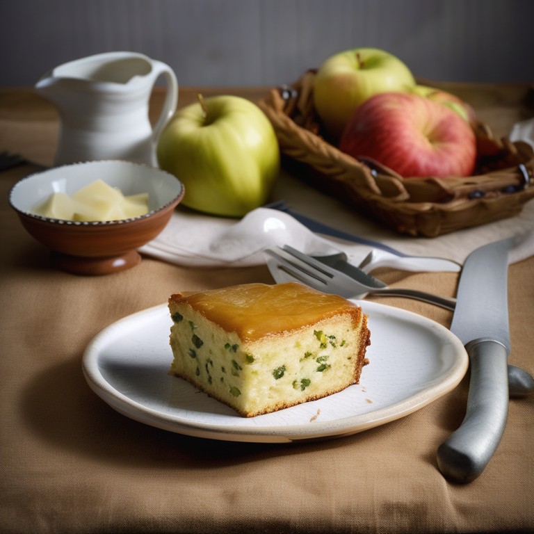Gâteau courgettes pommes sans beurre sans sucre