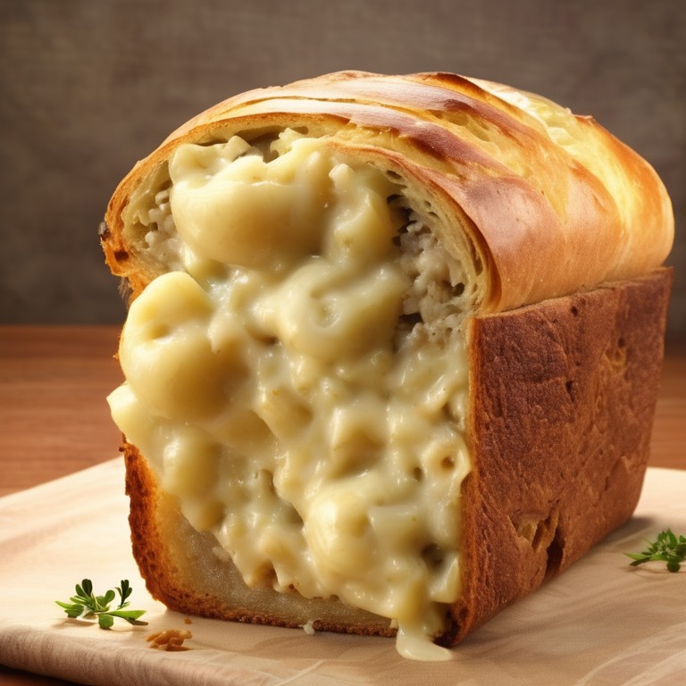 Cheesy Potato Stuffed Bread