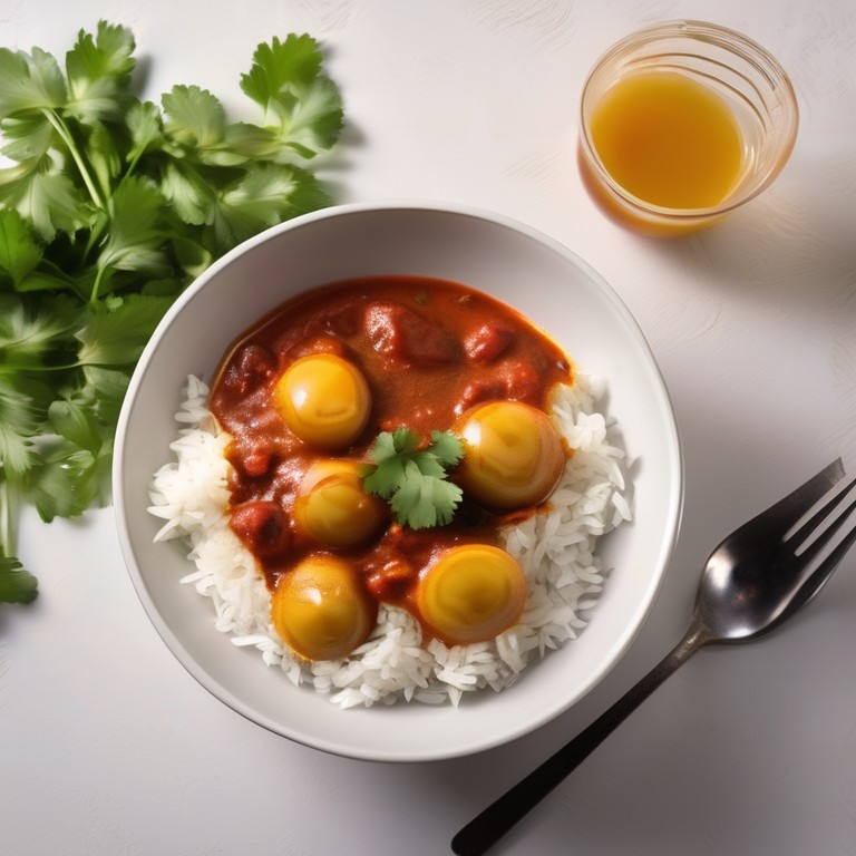 Spicy Egg and Potato Curry
