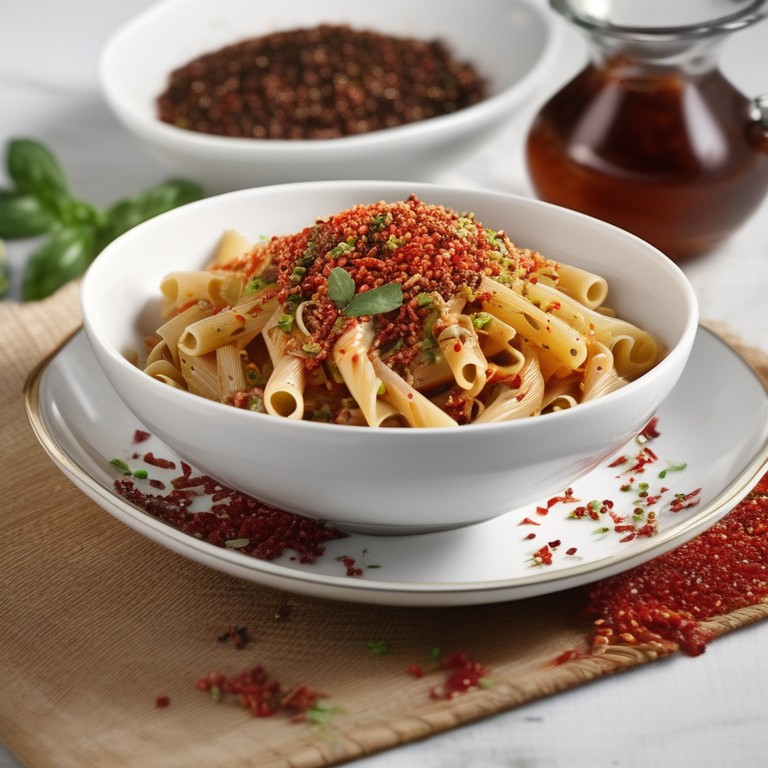 Spicy Asian Pasta with Soy Sauce