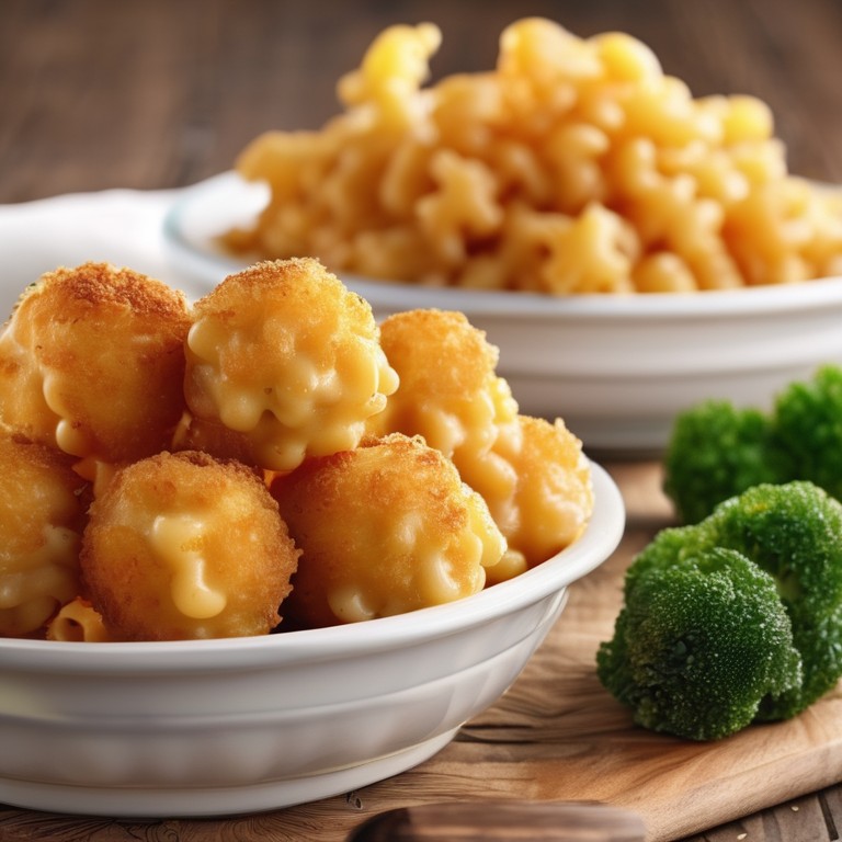 Cheesy Mac and Cheese Balls