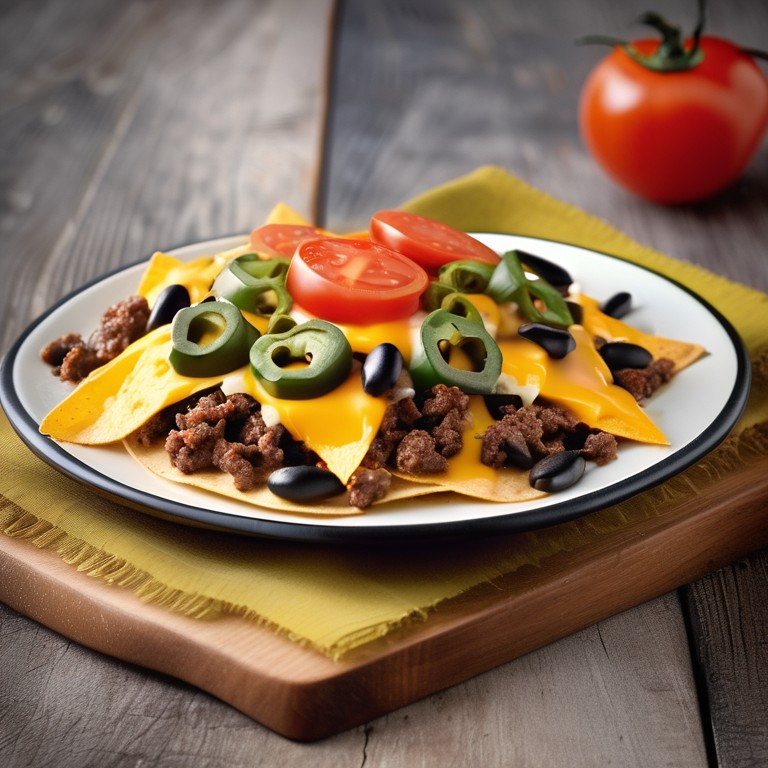 Cheesy Beef Nachos