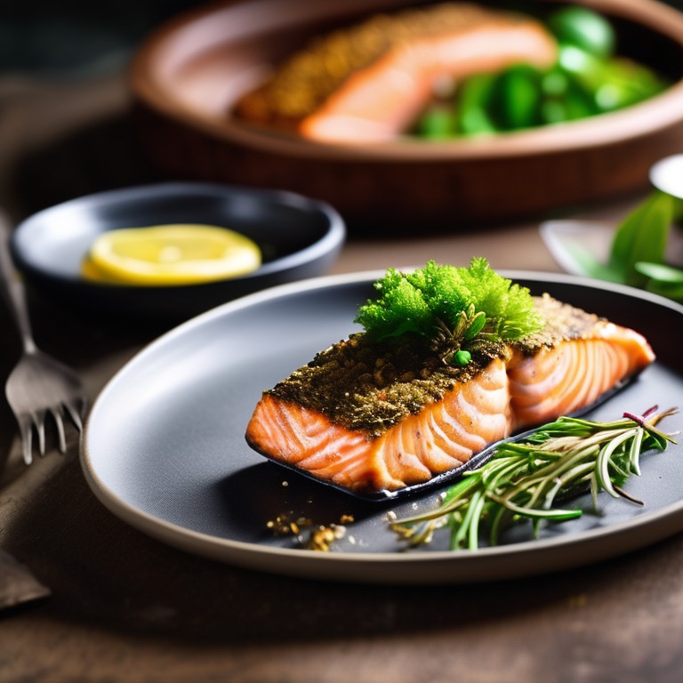 Herb-Crusted Salmon Loin