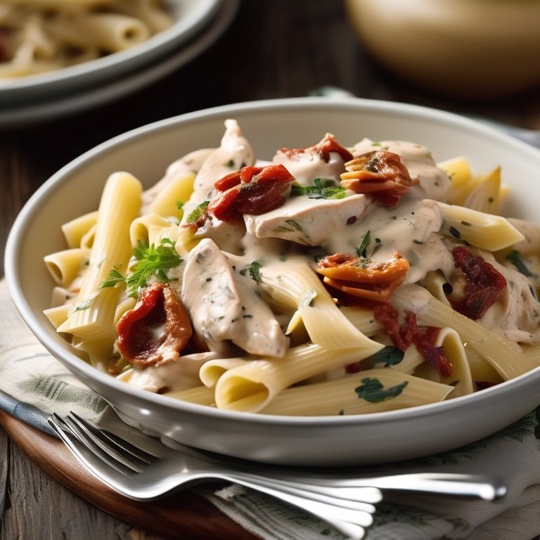 Slow Cooker Olive Garden Chicken Pasta