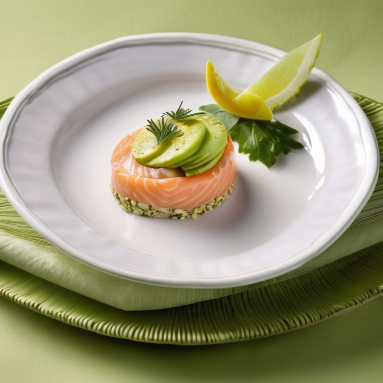 Pavé de Saumon avec Fenouil, Poireau et Avocat