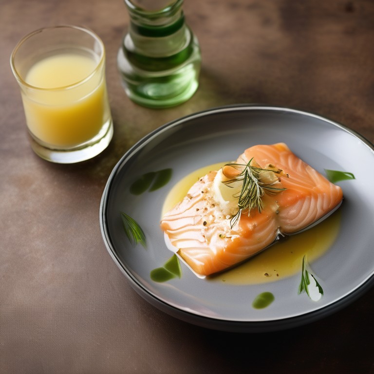 Pavé de Saumon Cuisiné avec du Fenouil