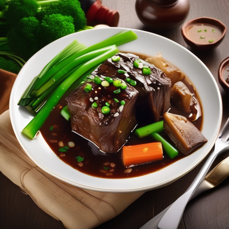 Korean Braised Short Ribs