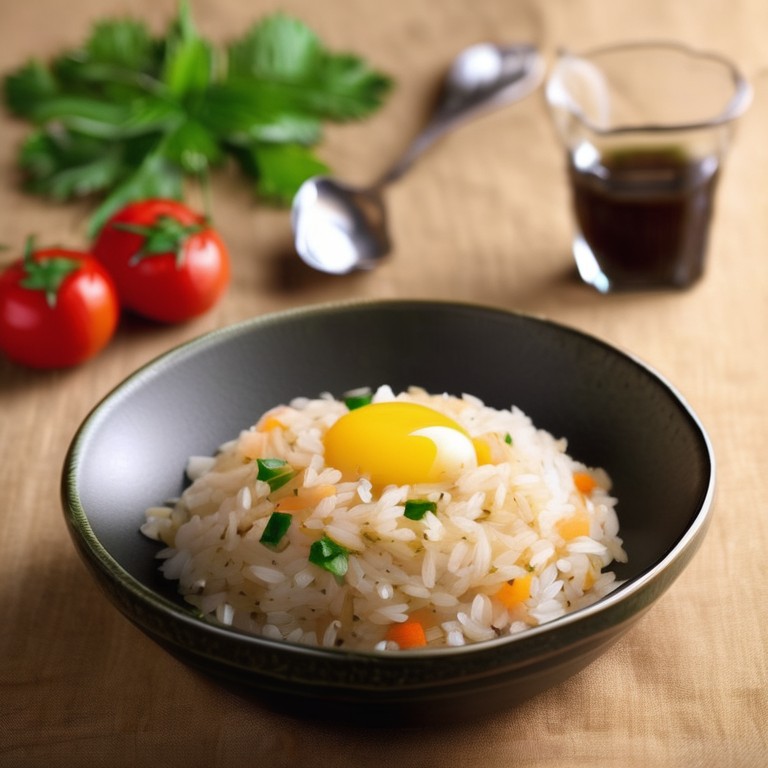 Arroz de Feijão com Ovos e Cebola