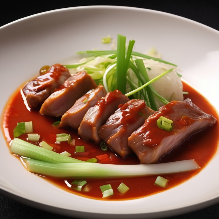 Mintai Fillets with Tomato and Spring Onions
