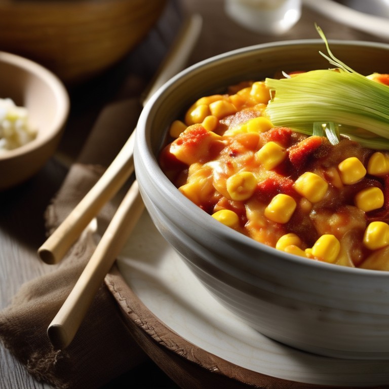 Kimchi Creamed Corn