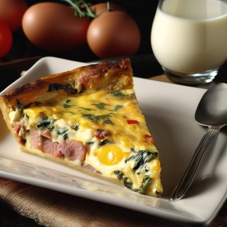 Savory Meat and Cheese Frittata