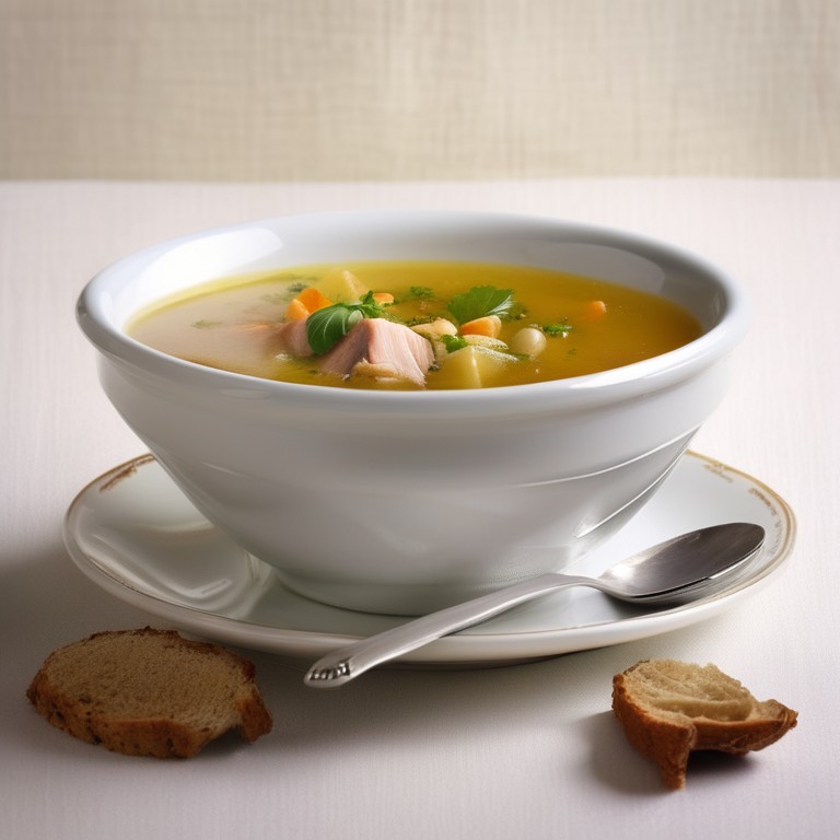 Klassische Hühnersuppe