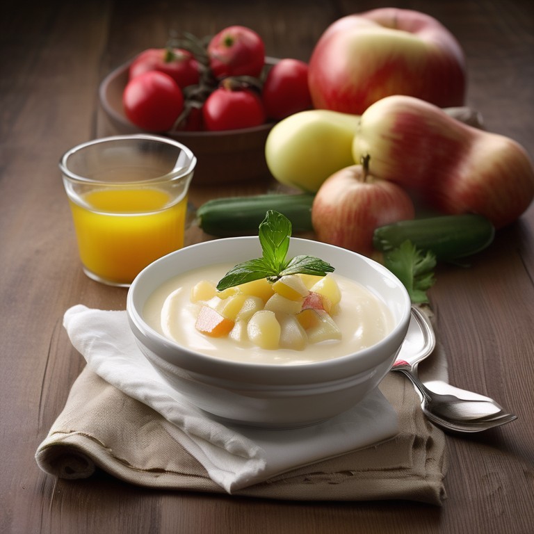 Crème de Radis Long avec Cervelle et Pommes de Terre