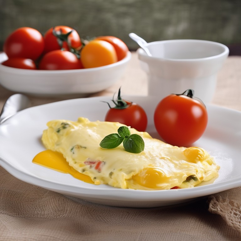 Omelete com Creme de Leite