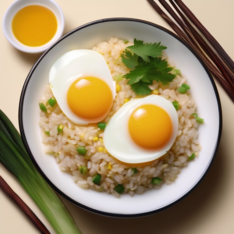 Fried Uncooked Egg Rice