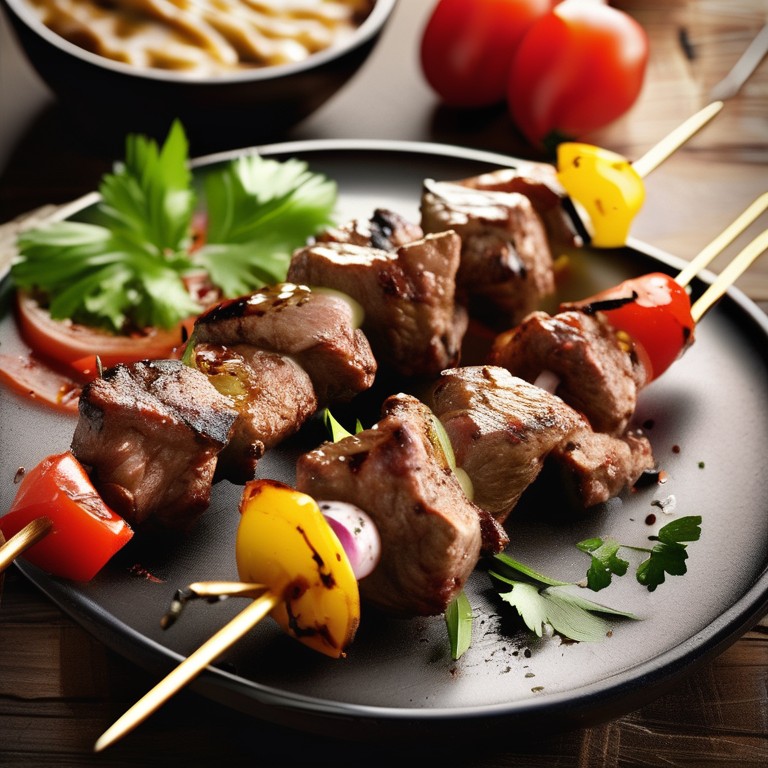 Delicious Lamb Shish Kebabs on the Grill