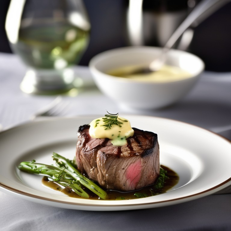 Filet Mignon with Herbed Butter