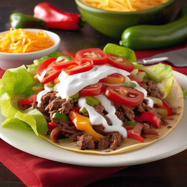 Classic Hamburger Fajitas