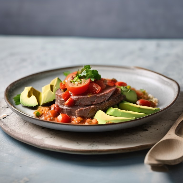 Hackfleisch Tomaten Kartoffeln Avocado Auflauf - Mr. Cook