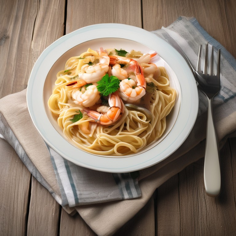 Scampi Nudel