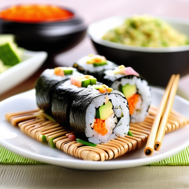 Vegan Avocado Sushi Rolls