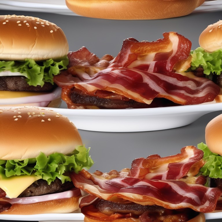 Cheeseburger mit Bacon