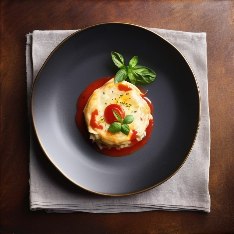 Chester-Käse-Nudelauflauf mit Tomatensauce