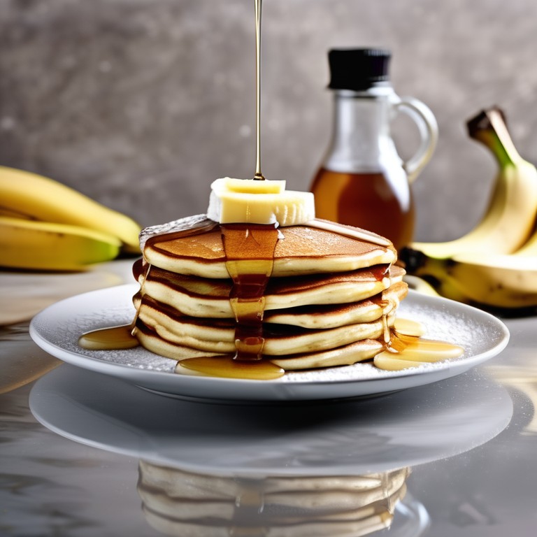 Fluffy Banana Pancakes